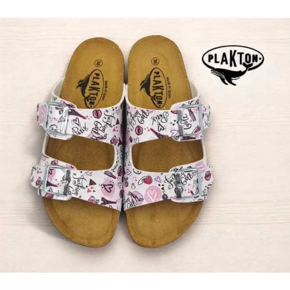 Plakton 180010-Blanco női papucs