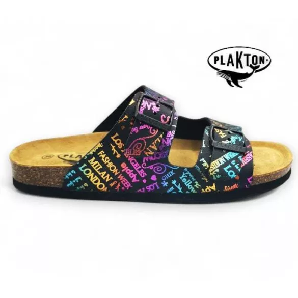 Plakton 180010-Negro-6514 női papucs