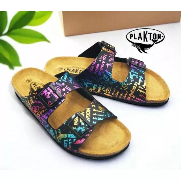 Plakton 180010-Negro-6514 női papucs