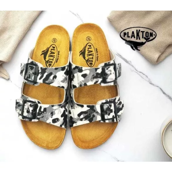 Plakton 180010-Plomo női papucs