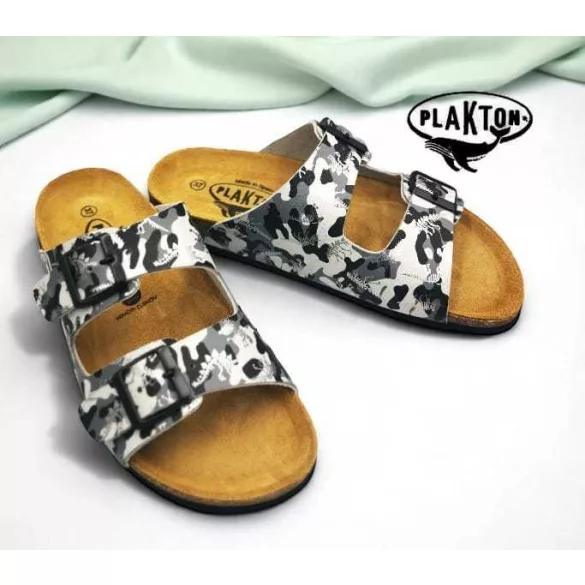 Plakton 180010-Plomo női papucs