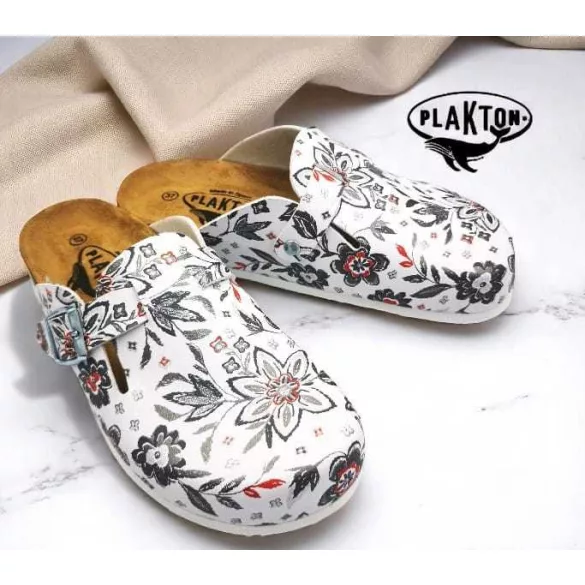 Plakton 181539-Blanco női papucs