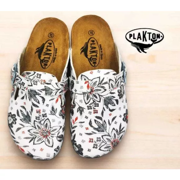 Plakton 181539-Blanco női papucs