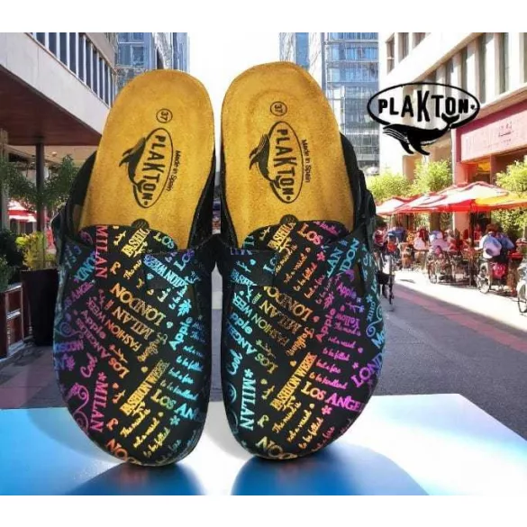 Plakton 181539-Negro-6514 női papucs