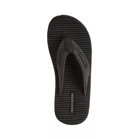 Skechers 205719-BLK férfi papucs