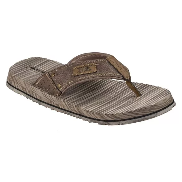 Skechers 205719-BRN férfi papucs