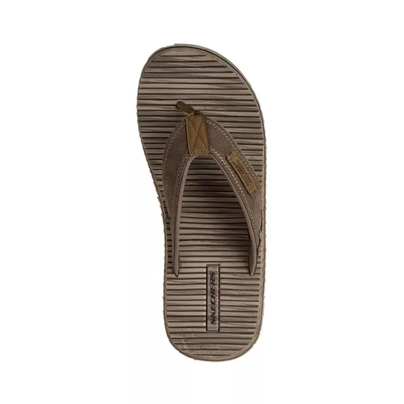 Skechers 205719-BRN férfi papucs