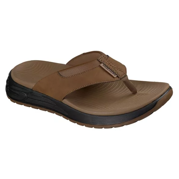 Skechers 211359-BRN férfi papucs