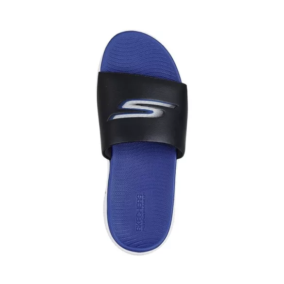 Skechers 229269-BKBL férfi papucs