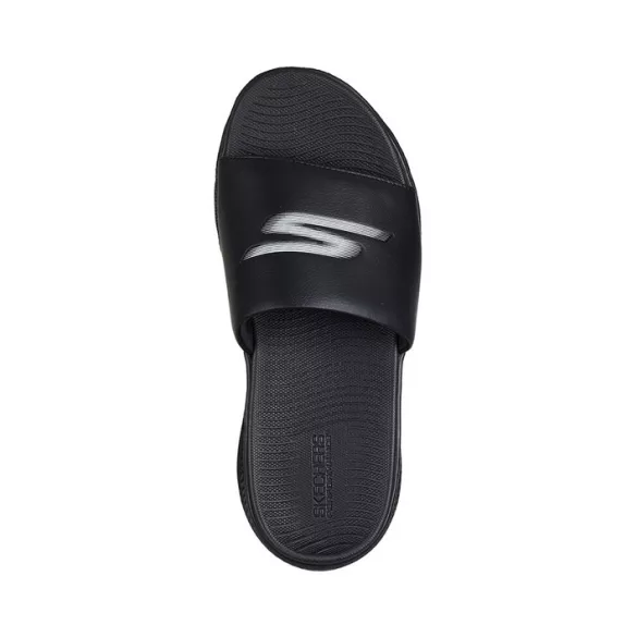 Skechers 229269-BLK férfi papucs