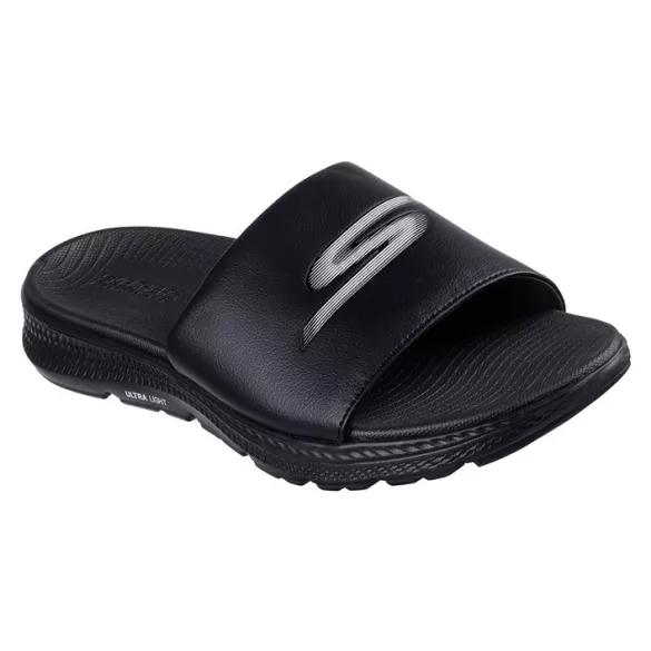 Skechers 229269-BLK férfi papucs