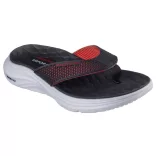 Skechers 232894-BKRD férfi papucs