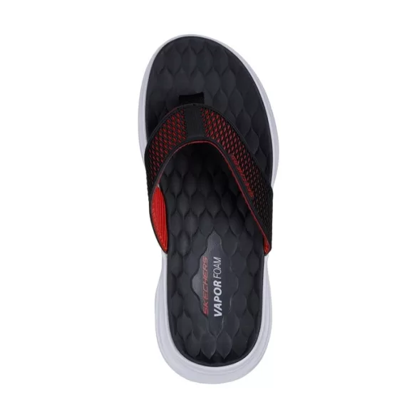Skechers 232894-BKRD férfi papucs