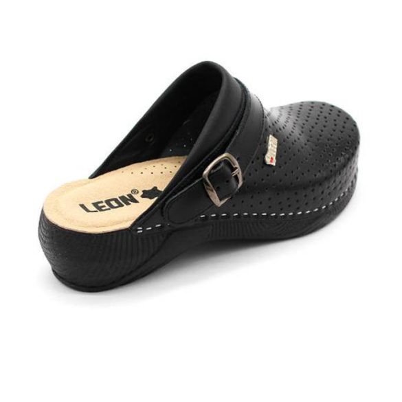 Leon Comfort 3300 Fekete női papucs