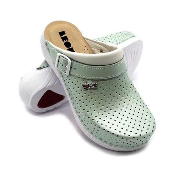 Leon Comfort 3300 Zold női papucs