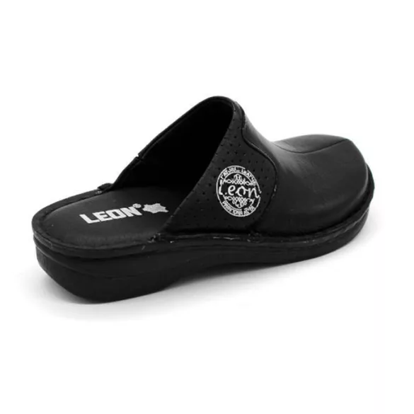 Leon Comfort 360 Fekete női papucs