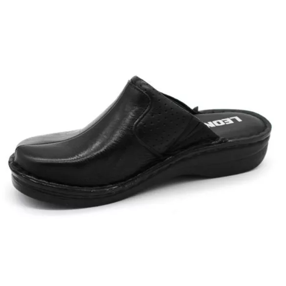 Leon Comfort 360 Fekete női papucs