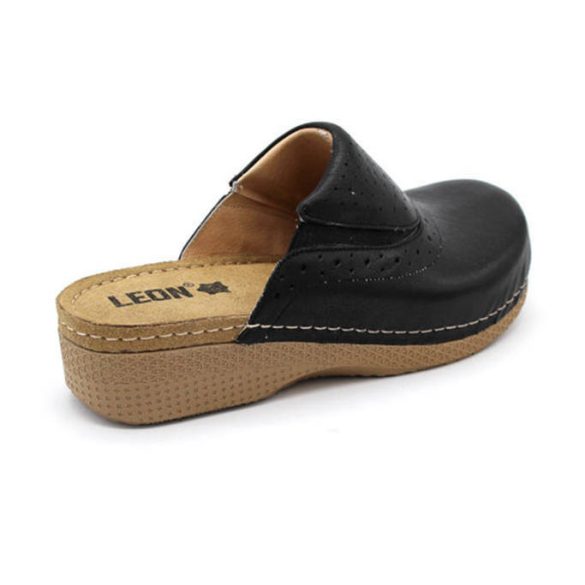 Leon Comfort 400 Fekete női papucs