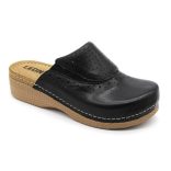 Leon Comfort 400 Fekete női papucs