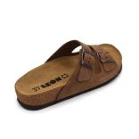 Leon Comfort 4010 Barna-velur női papucs