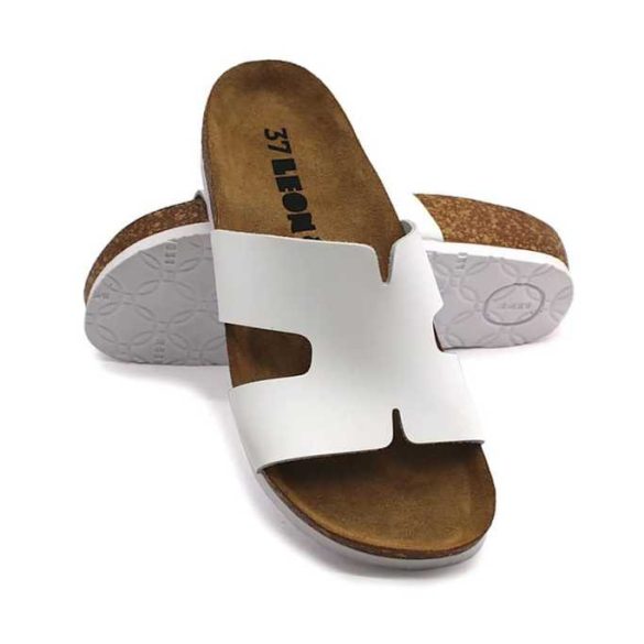 Leon Comfort 4054 feher női papucs