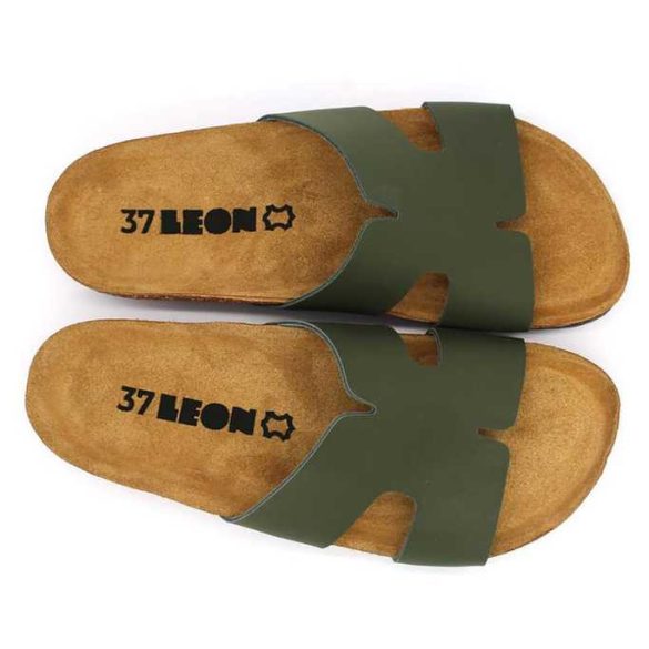 Leon Comfort 4054 zold női papucs