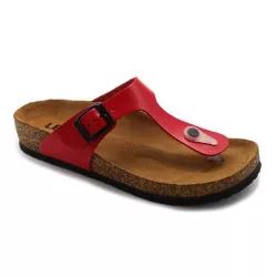 Leon Comfort 4080 Piros női papucs