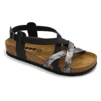 Leon Comfort 4305 fekete női szandál