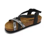 Leon Comfort 4305 fekete női szandál