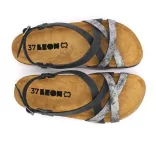 Leon Comfort 4305 fekete női szandál