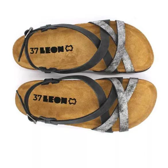 Leon Comfort 4305 fekete női szandál