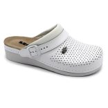 Leon Comfort 5002 feher női papucs
