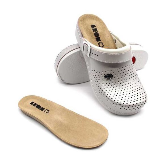Leon Comfort 5002 perla női papucs