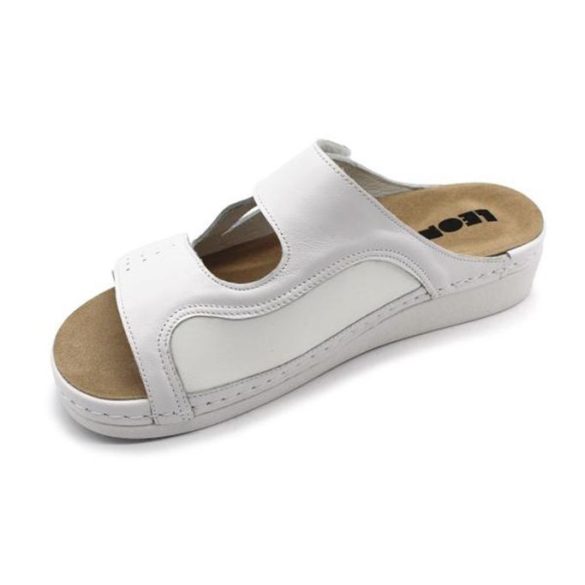 Leon Comfort 5010 Feher női papucs
