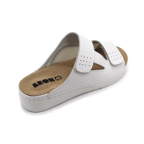 Leon Comfort 5010 Feher női papucs