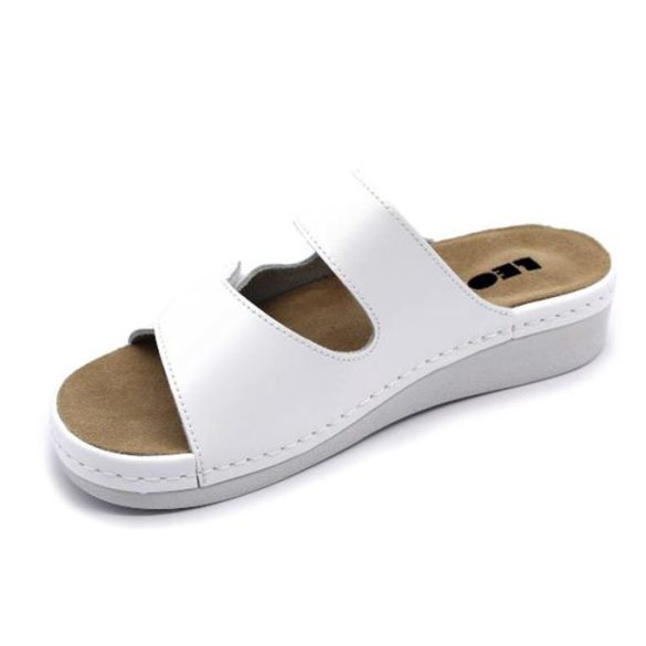 Leon Comfort 5011 Feher női papucs