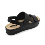 Leon Comfort 5020 Fekete női szandál