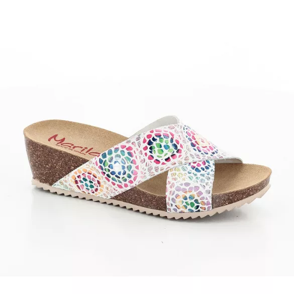 Marila 5848CI-B528 white női papucs