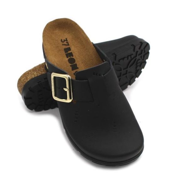 Leon Comfort 6000 Fekete női papucs