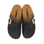 Leon Comfort 6000 Fekete női papucs