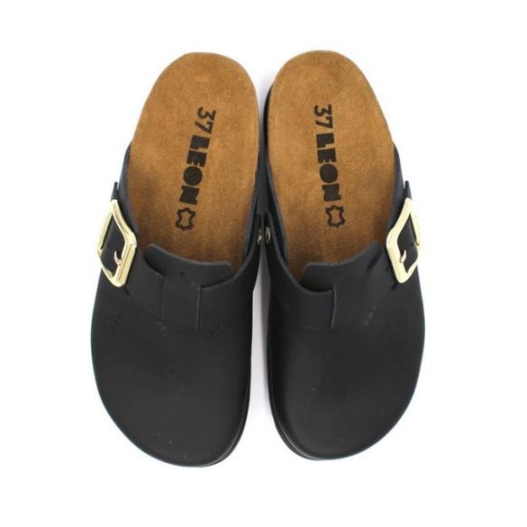 Leon Comfort 6000 Fekete női papucs
