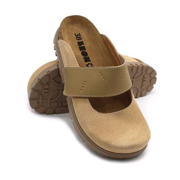 Leon Comfort 6002 bezs női papucs