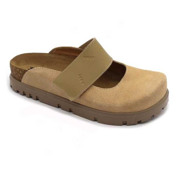 Leon Comfort 6002 bezs női papucs