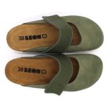 Leon Comfort 6002 zold női papucs