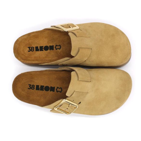 Leon Comfort 6006 bezs női papucs