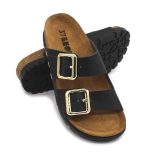 Leon Comfort 6010 Fekete női papucs