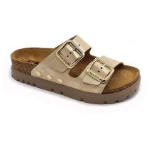 Leon Comfort 6010 arany női papucs