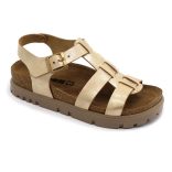 Leon Comfort 6300 arany női szandál