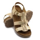 Leon Comfort 6300 arany női szandál