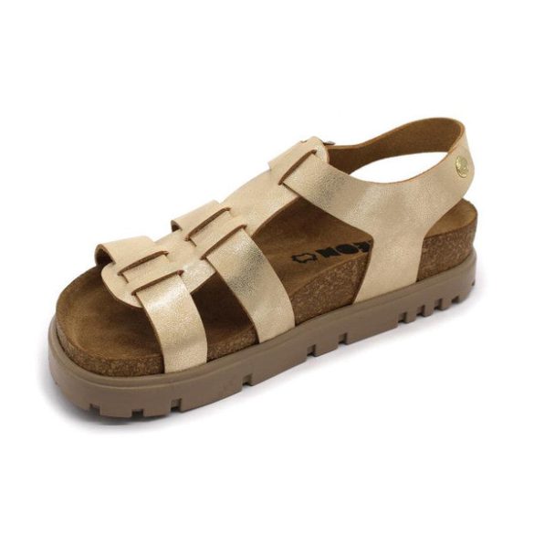 Leon Comfort 6300 arany női szandál